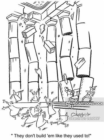 mage result for building collapse cartoon